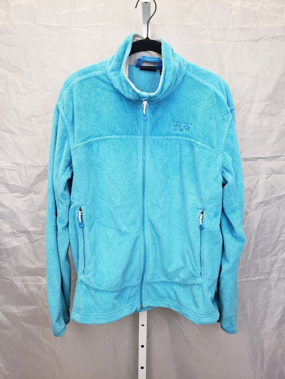 Mountain Hardwear Pyxis Full Zip Fleece Jacket Blue OL3866 Women's Size Large